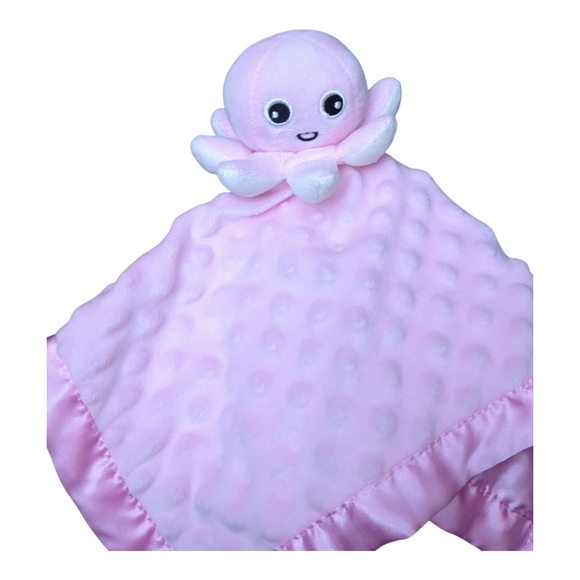 Baby Security Blanket Lovey for Babies Snuggle Toy Plush Octopus  - Picture 1 of 4
